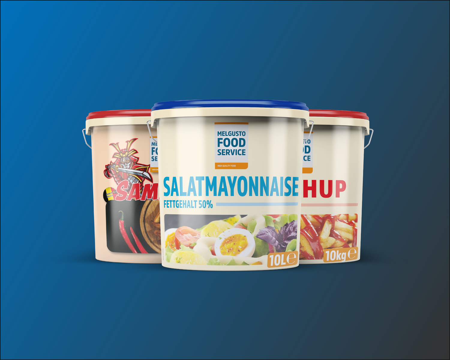 Melgusto Foodservice Mayonnaise Ketchup Samureisauce