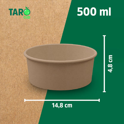 Tarocup  Bio Salatschale 500ml Maße
